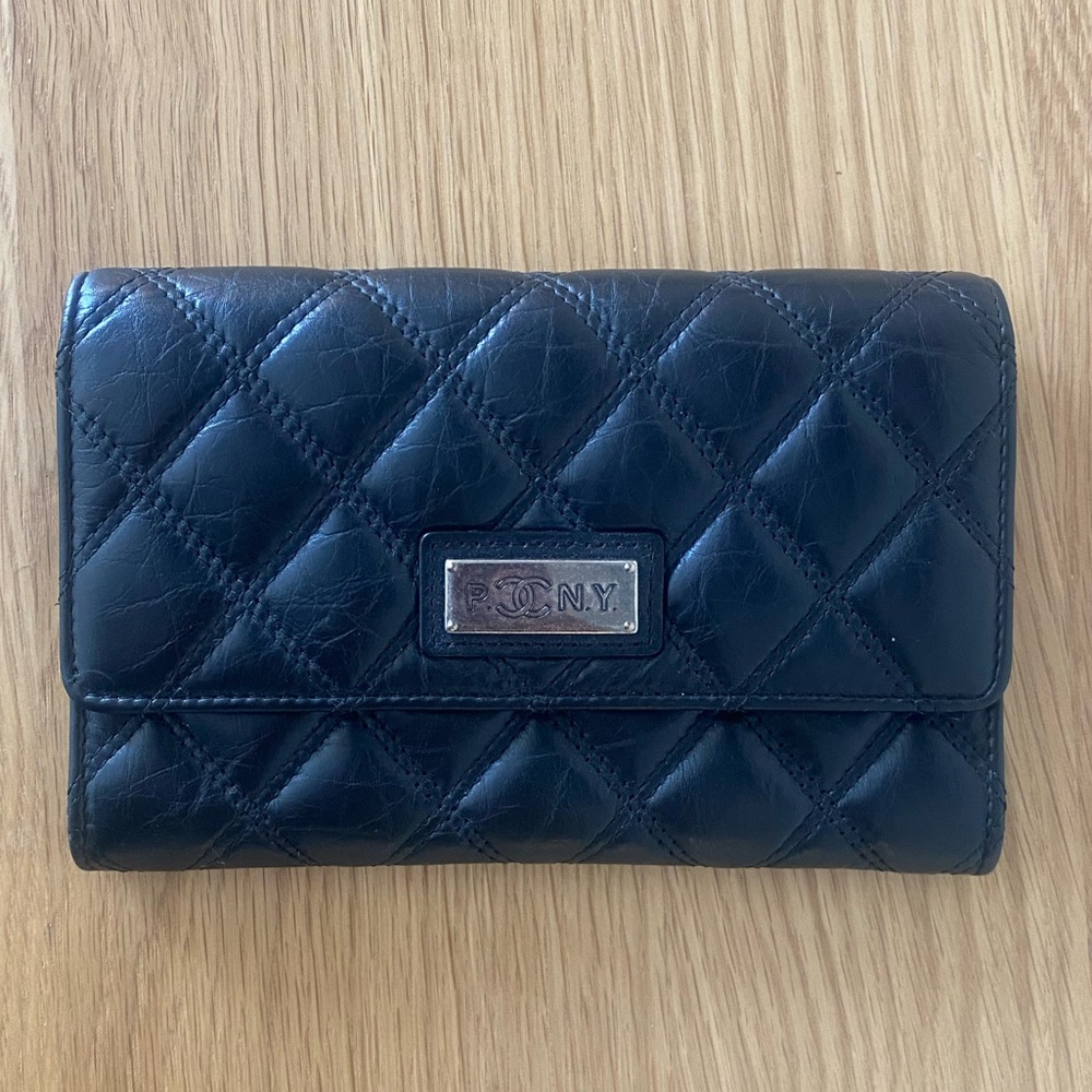 Chanel Black Quilted Wallet